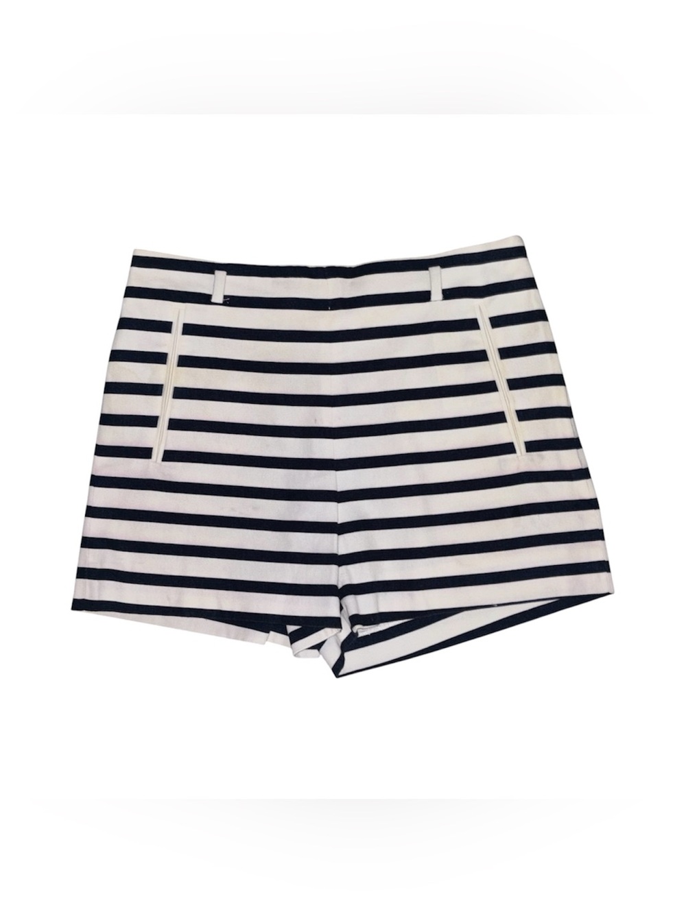 Zara Striped Bermuda Shorts